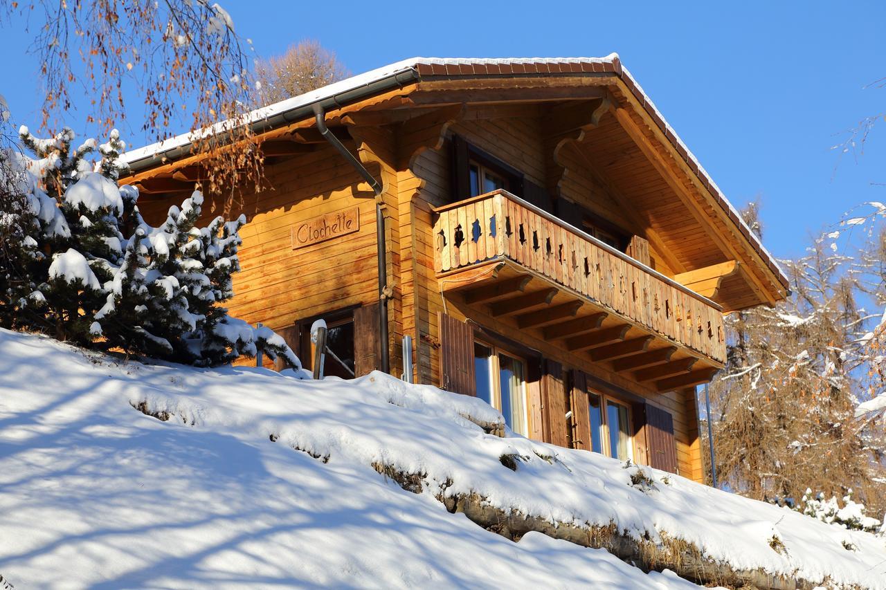 Chalet Clochette 4 Valles-Verbier La Tzoumaz Exterior foto