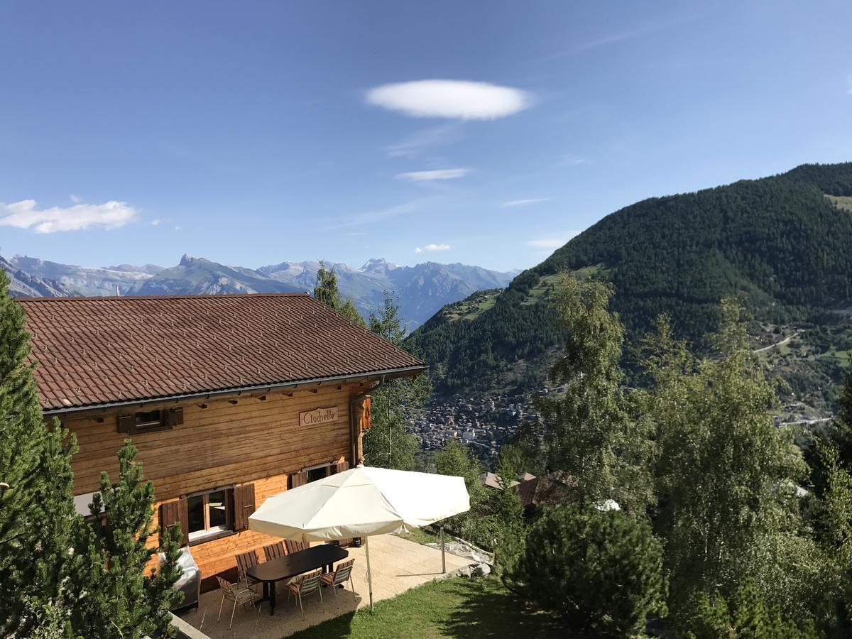 Chalet Clochette 4 Valles-Verbier La Tzoumaz Exterior foto